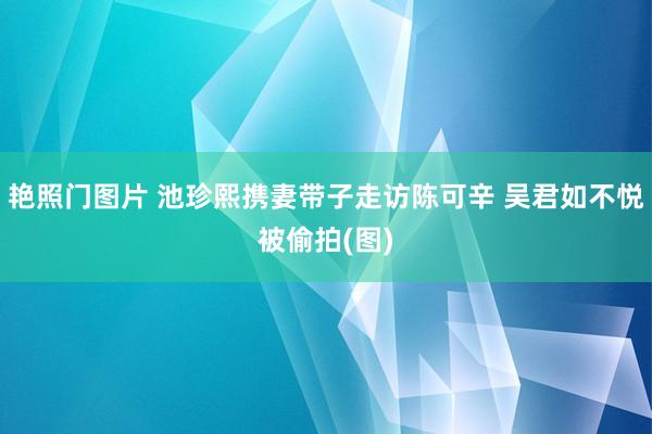 艳照门图片 池珍熙携妻带子走访陈可辛 吴君如不悦被偷拍(图)